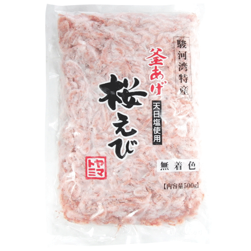 駿河湾産釜揚げ桜えび製品パッケージ